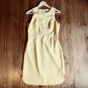 Cremieux Vibrant Yellow Sleeveless Dress